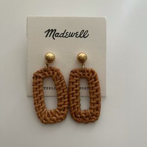 NWT: Madewell Rattan Earrings